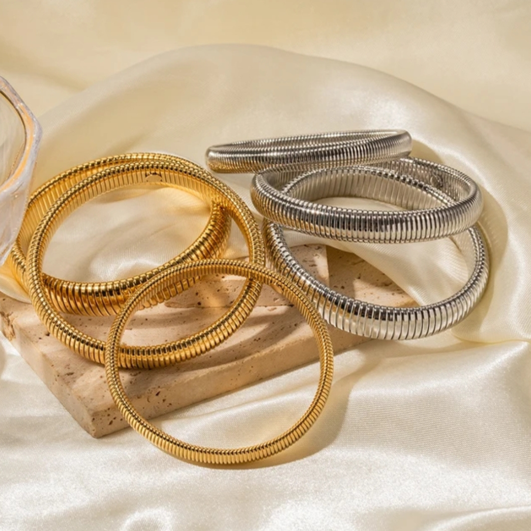 Chunky Bold Bangle Bracelet