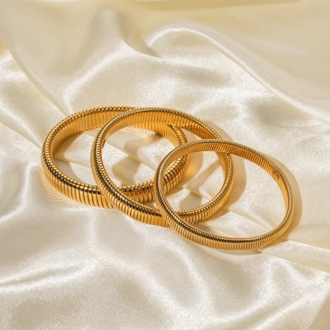 Chunky Bold Bangle Bracelet