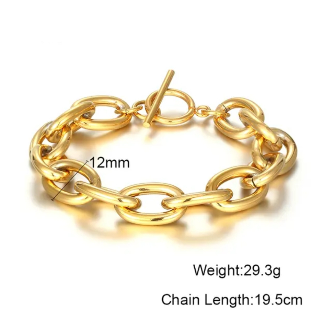 Oval O Link Bracelet
