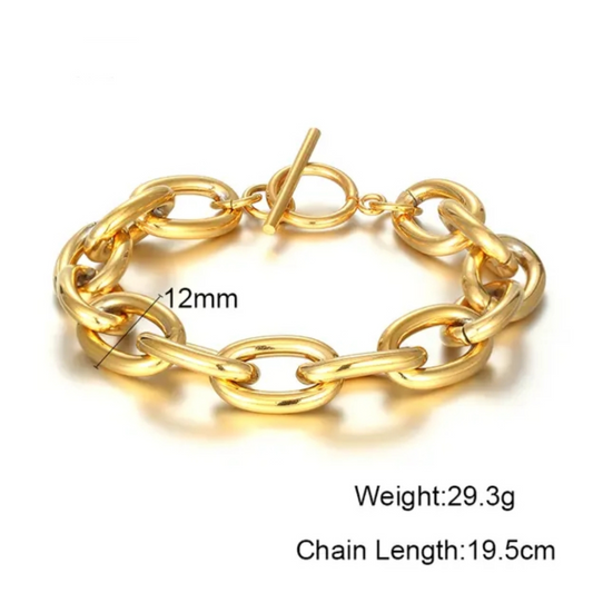 Oval O Link Bracelet