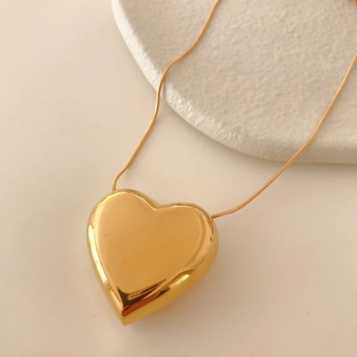 Love Emblem Heart Pendant