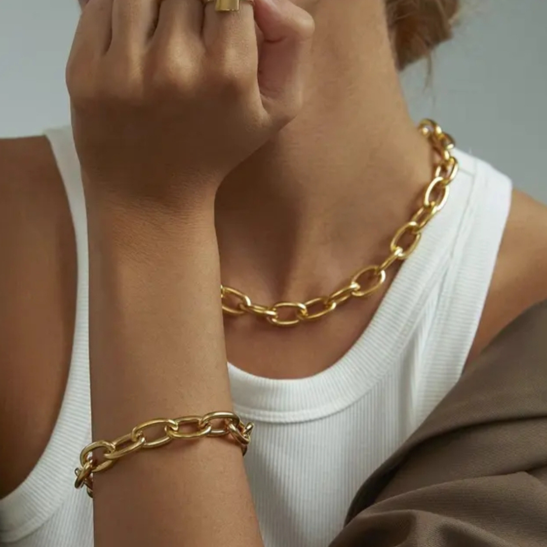 Oval O Link Bracelet