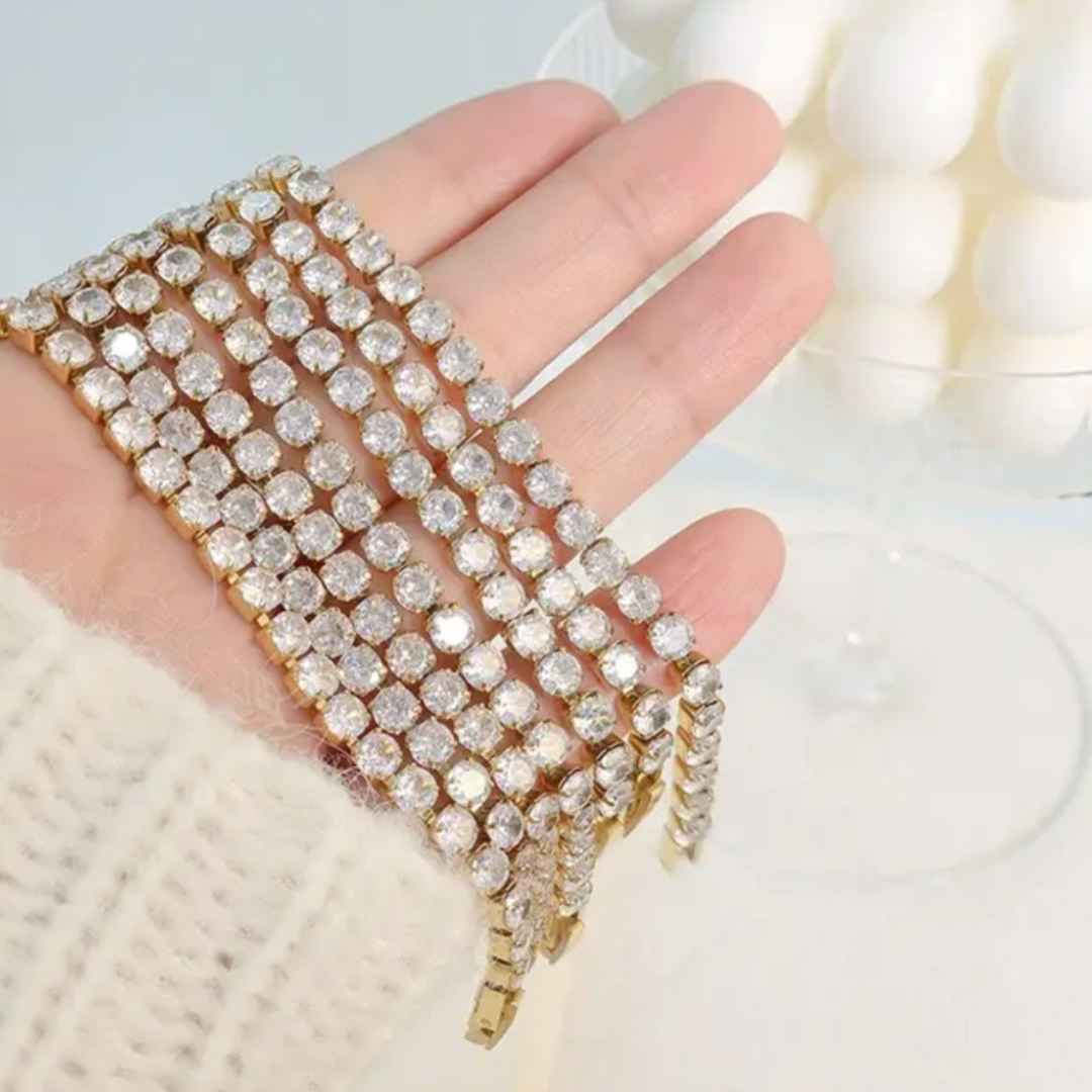 Solitaire Cubic Zirconia Bracelet