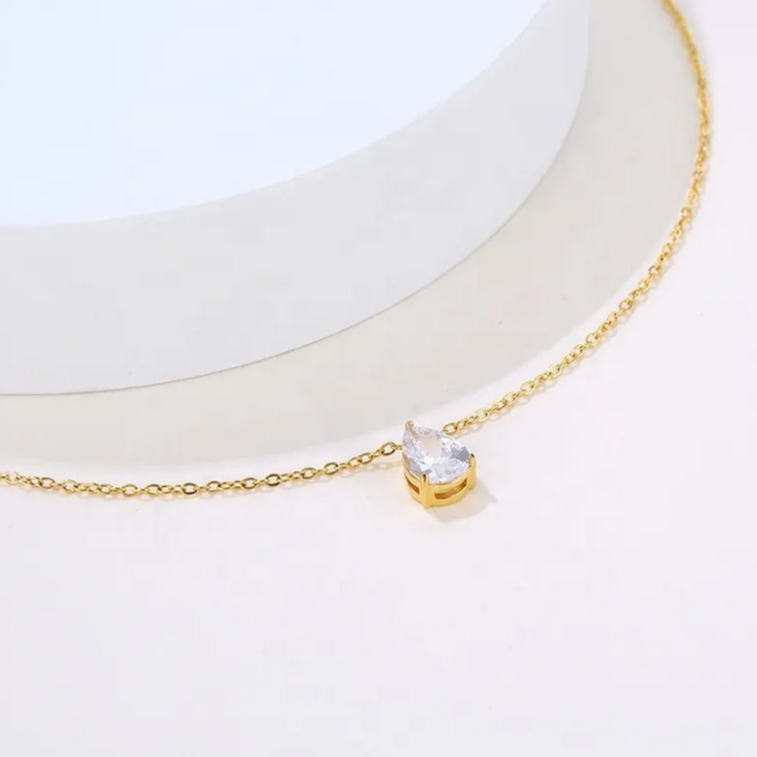 Zirconia Ocean Drop Pendant