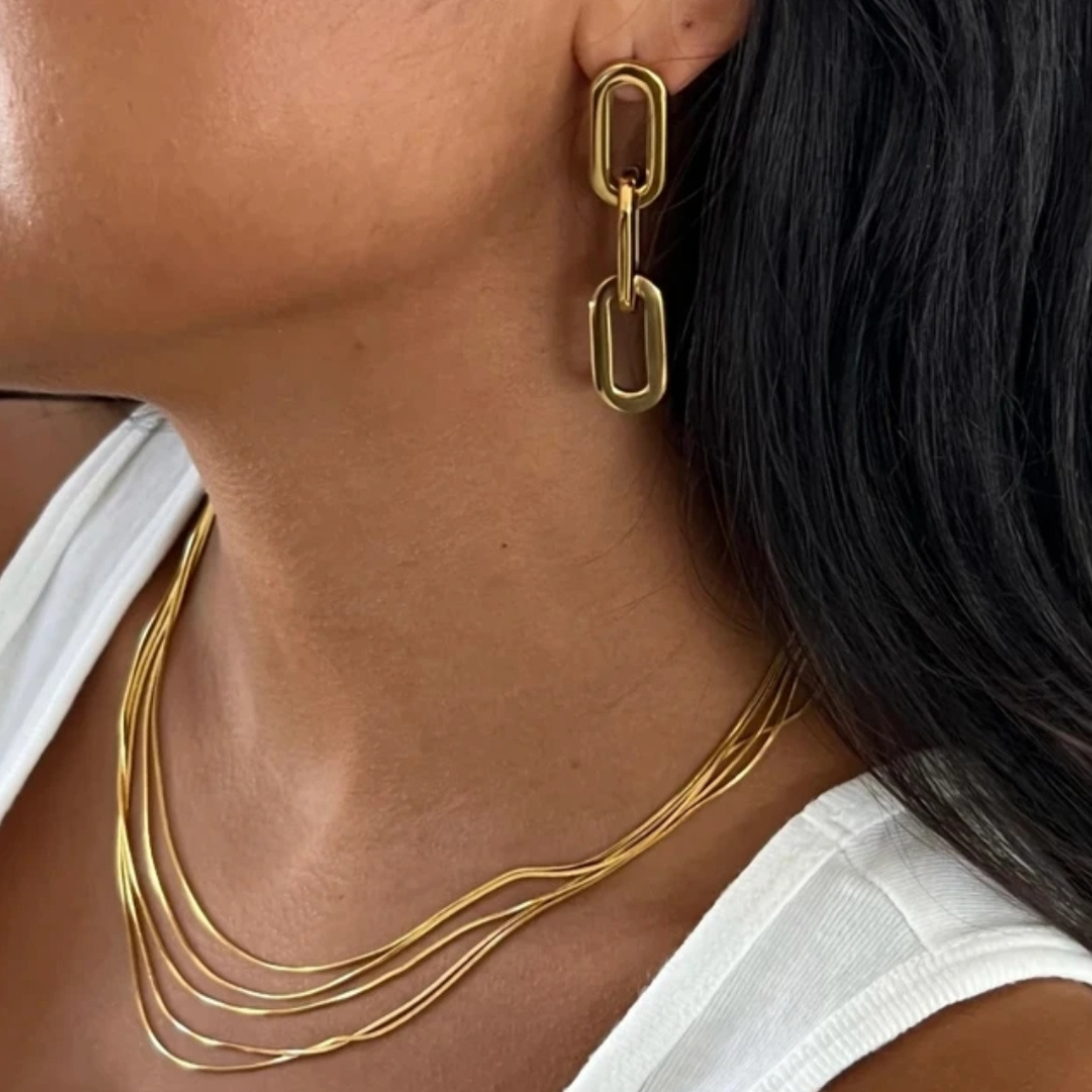 Lustrous Multilayer Necklace
