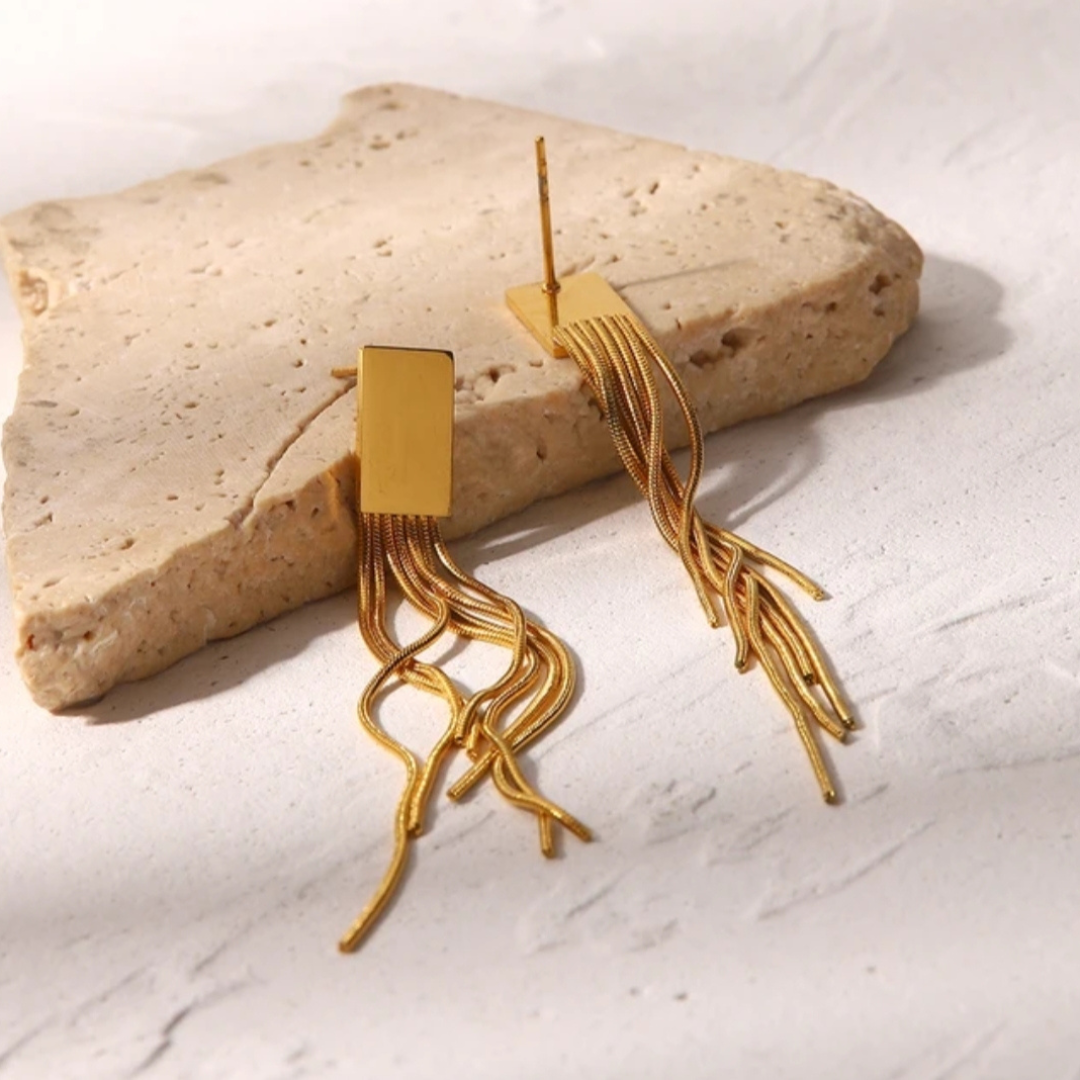 Long Tassel Earring