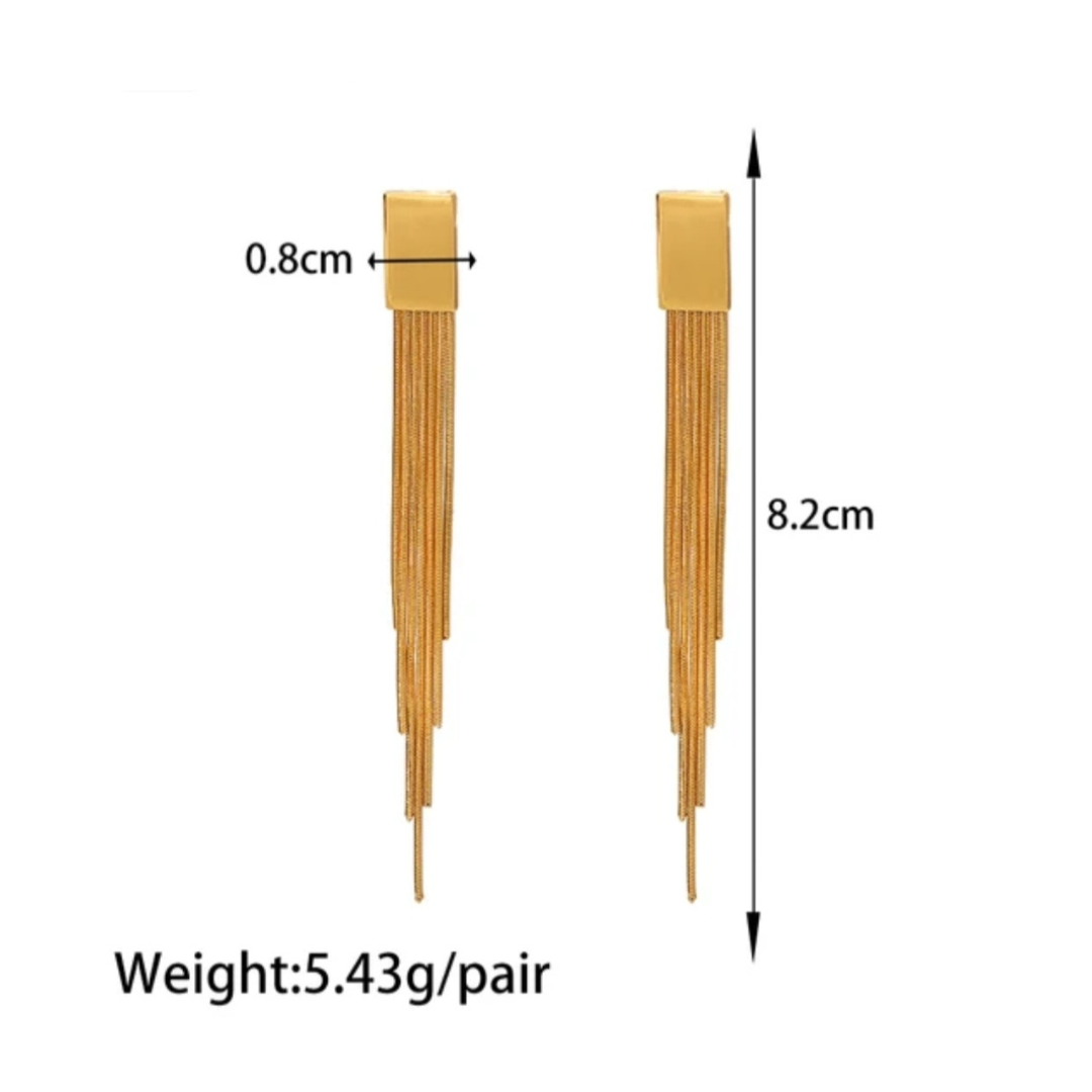 Long Tassel Earring