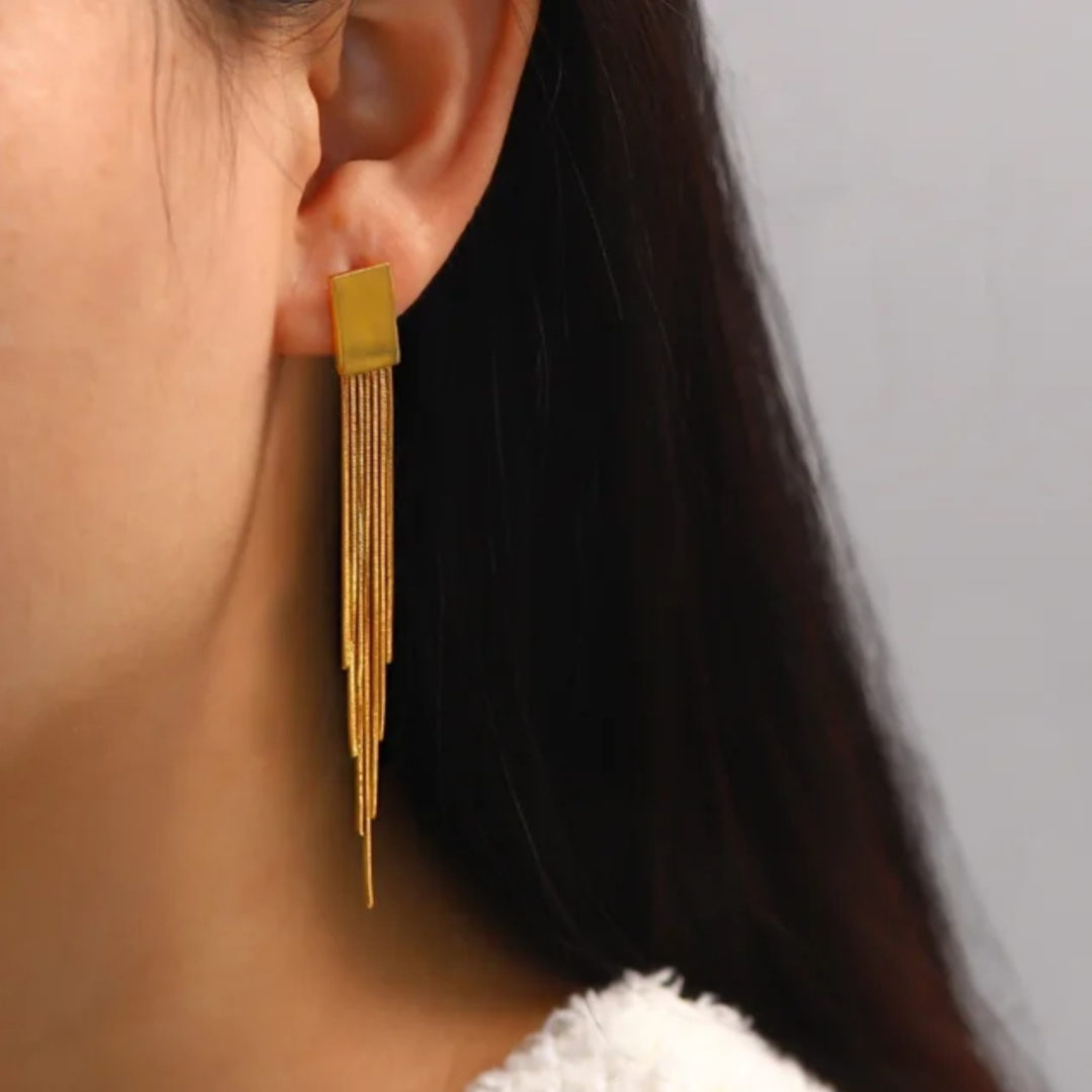 Long Tassel Earring