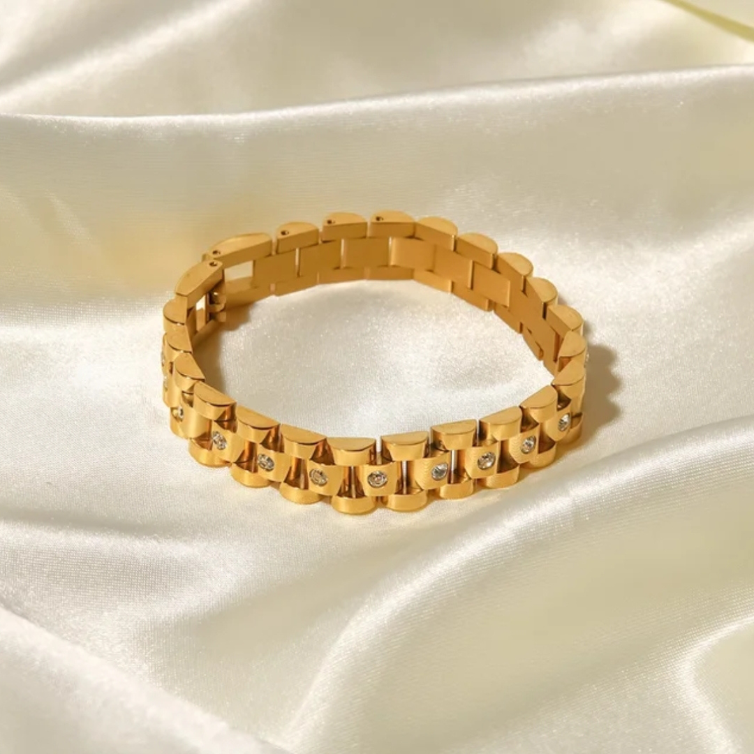 Zircon Wristband Bracelet