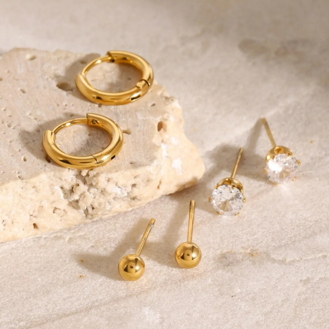 Triple Whimsy Hoops