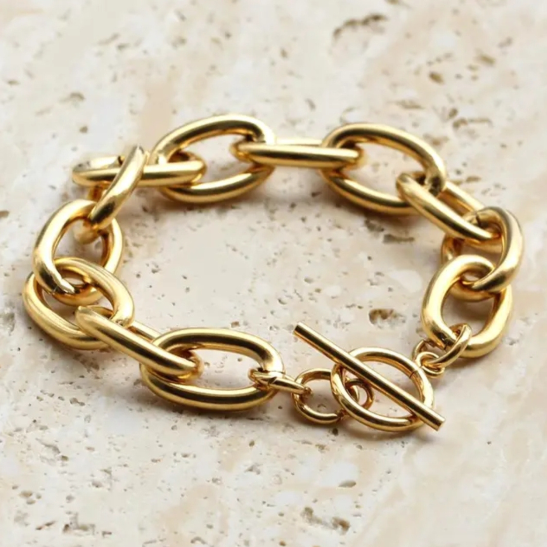 Oval O Link Bracelet