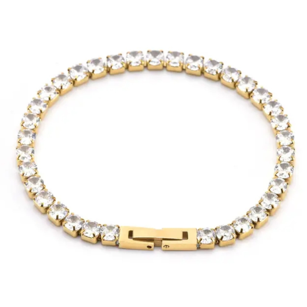 Solitaire Cubic Zirconia Bracelet