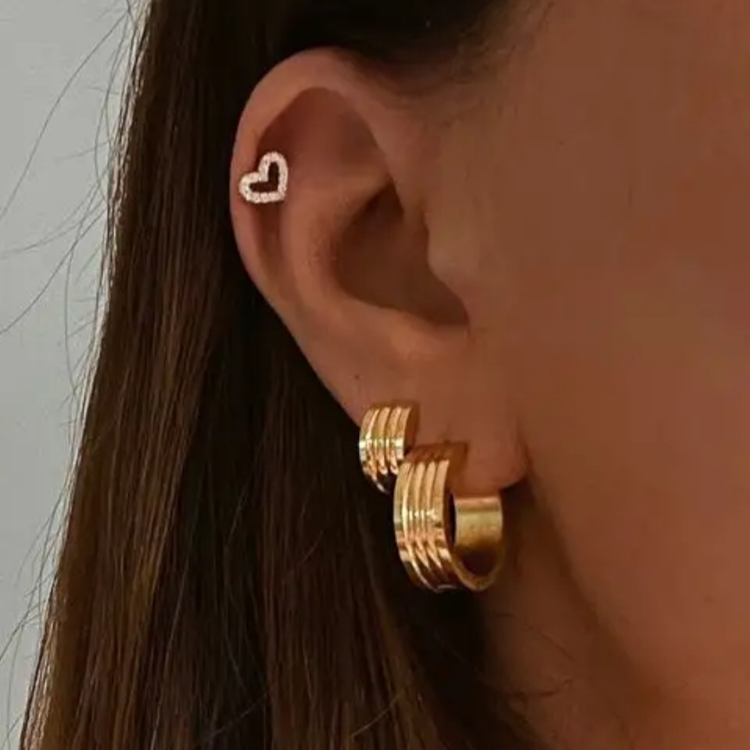 Ear Clip Hoops
