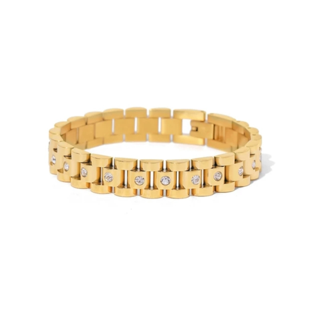 Zircon Wristband Bracelet