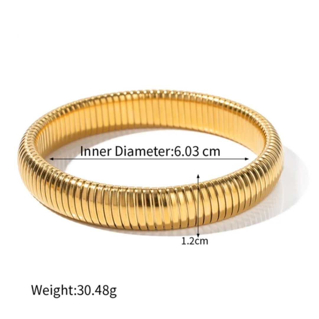 Chunky Bold Bangle Bracelet