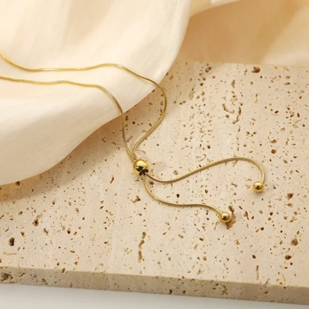 Minimalist Cartilage Bead Necklace