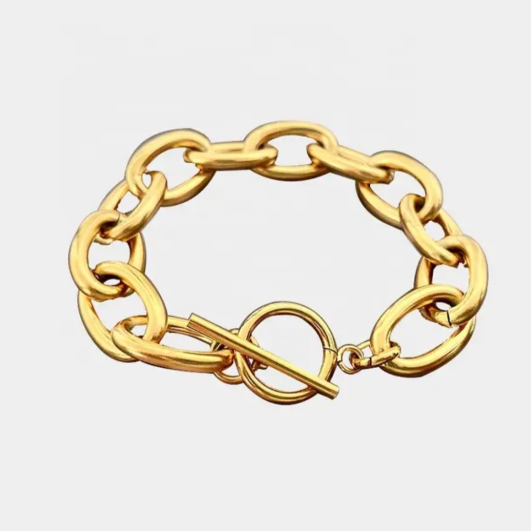 Oval O Link Bracelet