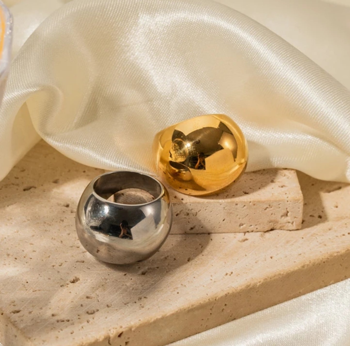 Bun Silver Ring