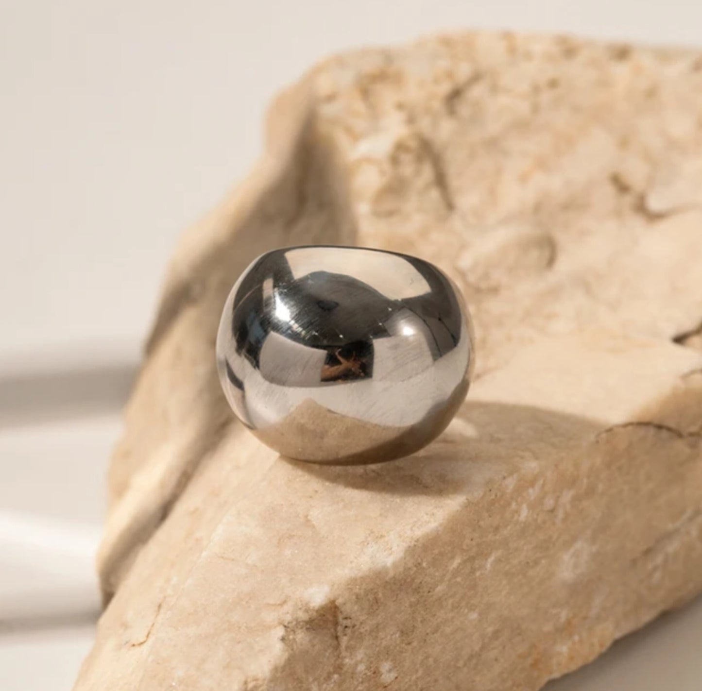 Bun Silver Ring