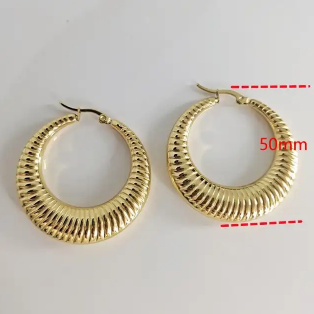 Chunky Ring Hoops