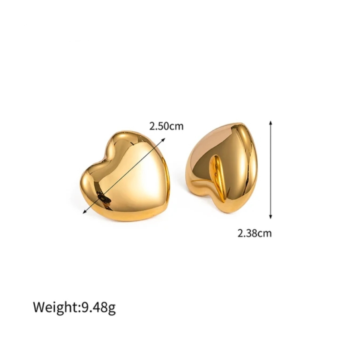 Sparkling Heart Earring