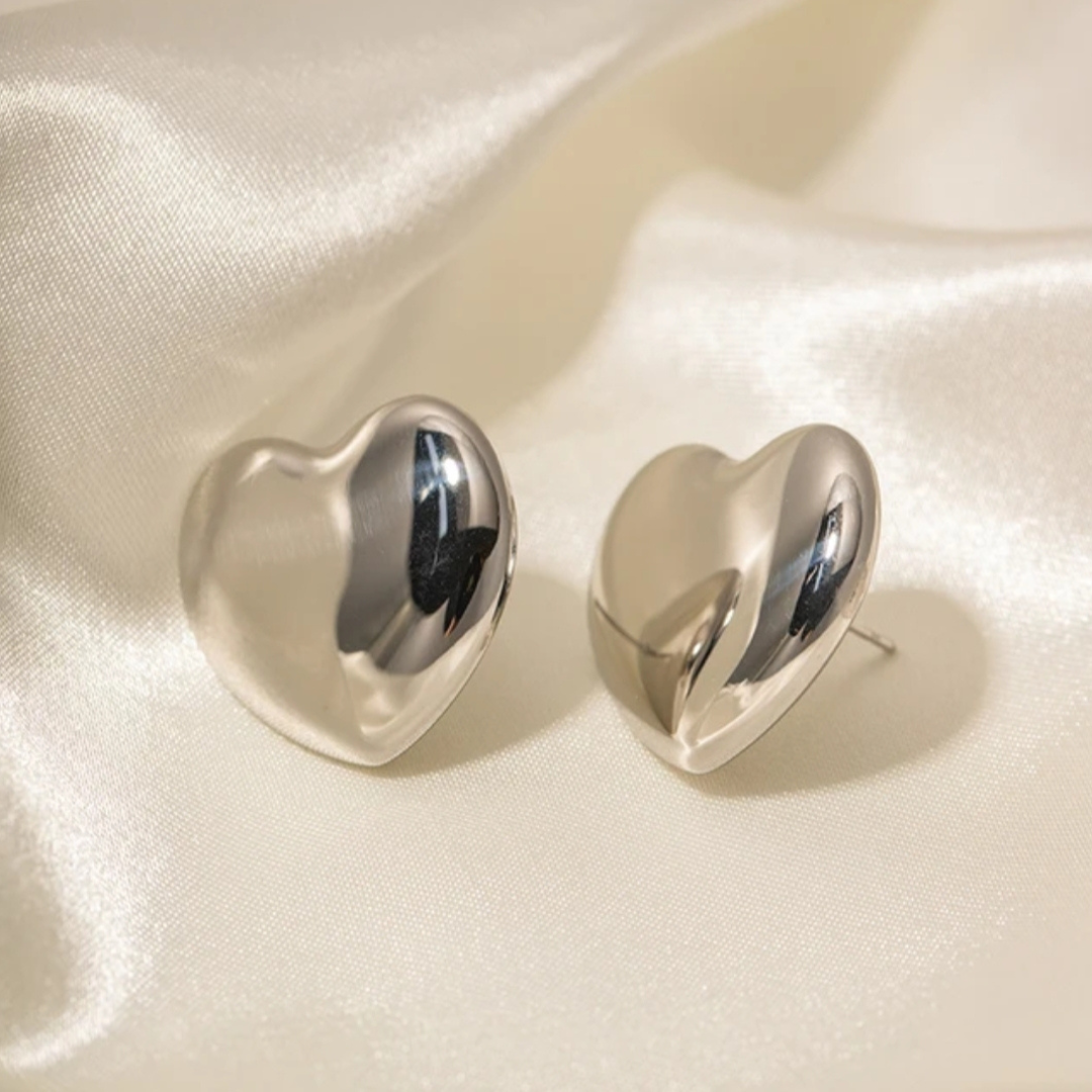 Sparkling Heart Earring