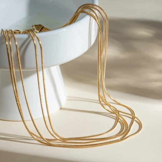 Lustrous Multilayer Necklace