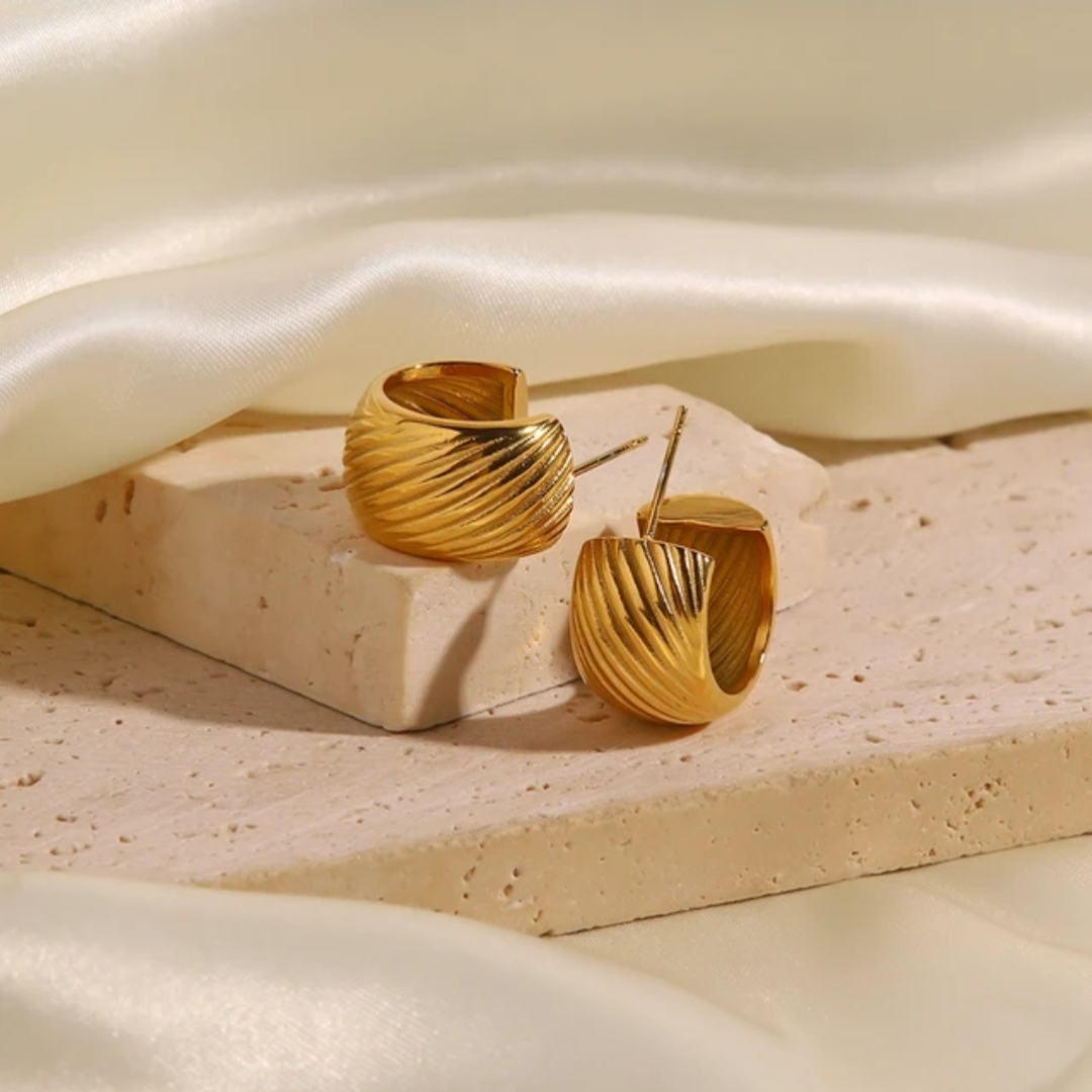 C Shaped Party Wear Earring