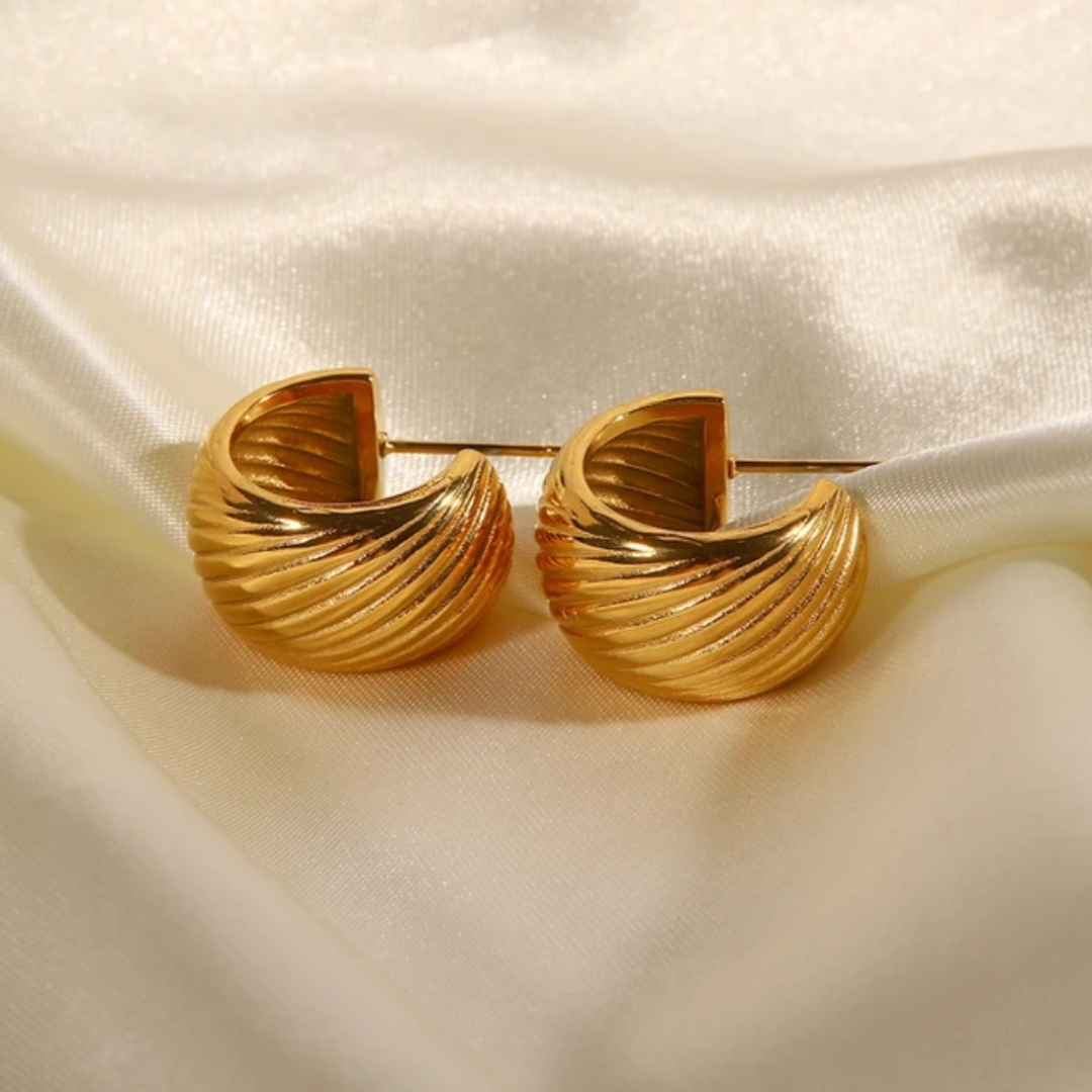 C Shaped Party Wear Earring