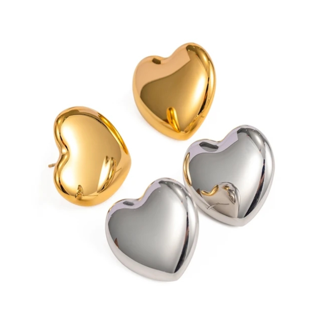 Sparkling Heart Earring