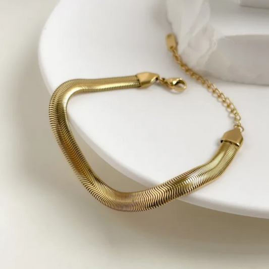Glossy Python Bracelet