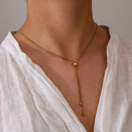 Minimalist Cartilage Bead Necklace