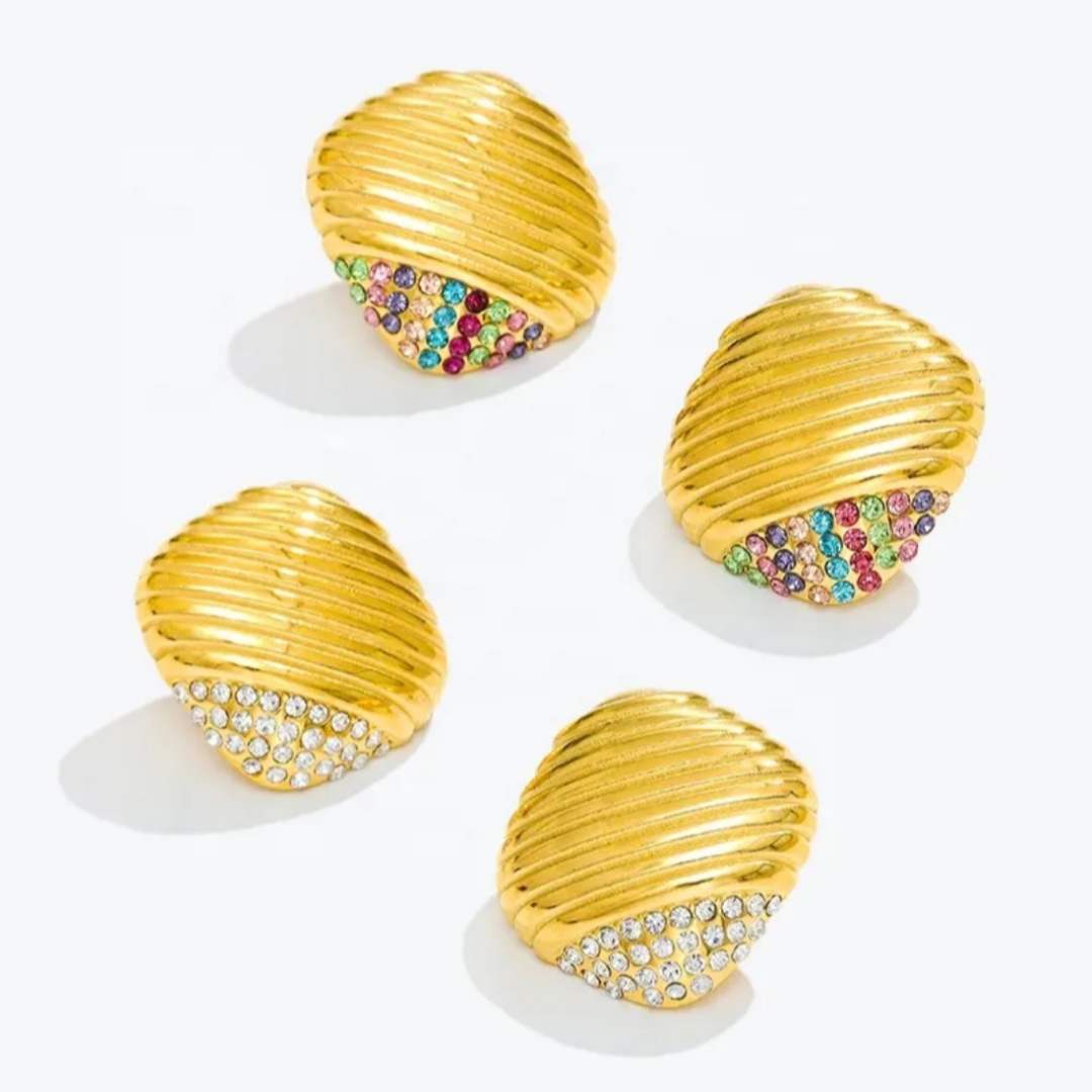 Flicker Square Hoops