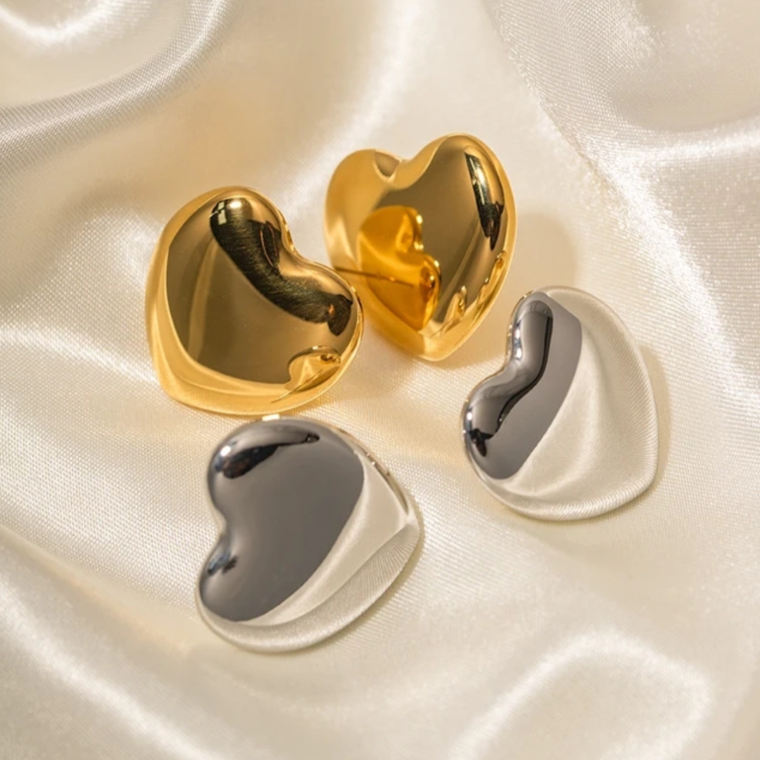 Sparkling Heart Earring