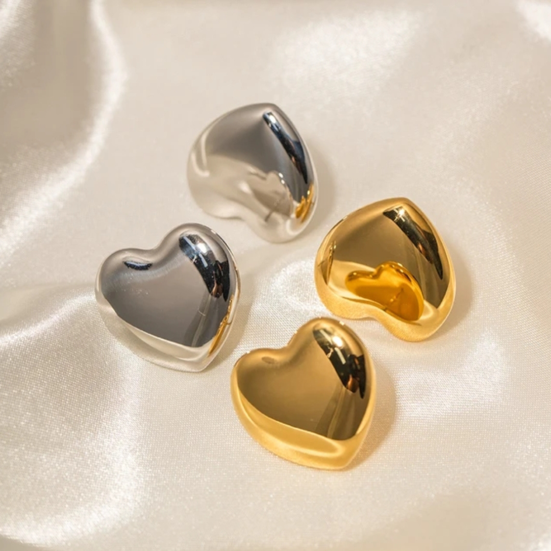 Sparkling Heart Earring
