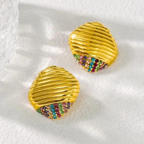Flicker Square Hoops