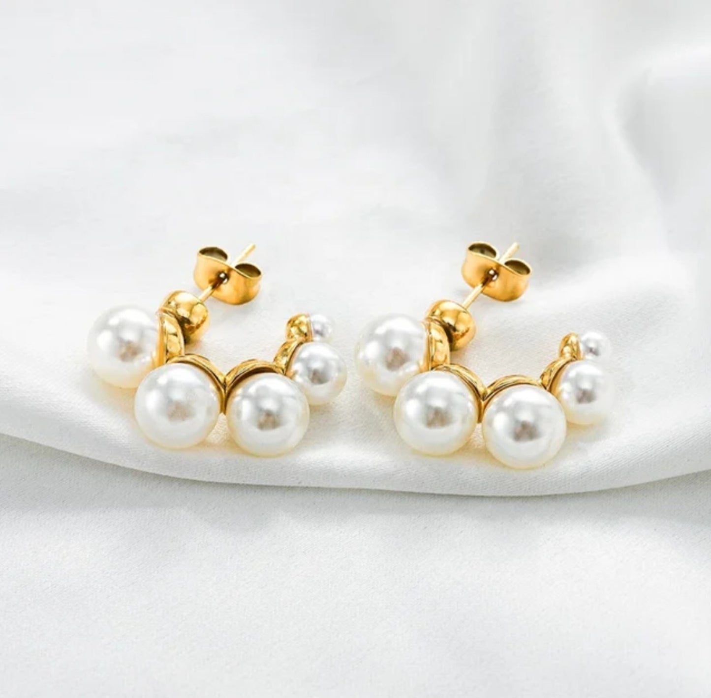 Carving Pearl Hoops